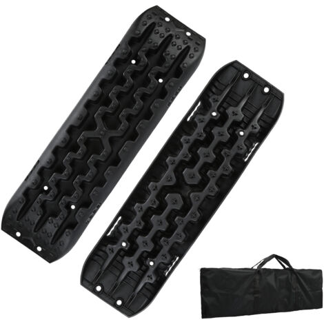 Lot De 2 Plaques De Traction Tout-terrain – 104,5 X 28,5 Cm – Charge 10 Tonnes – Pour Boue, Neige, Sable - 5