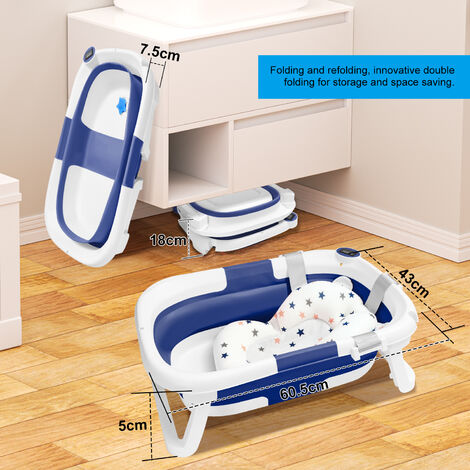 Mabpa Bot Tapis De Bain Pour Bébé Pour Baignoire Et évier, Siège