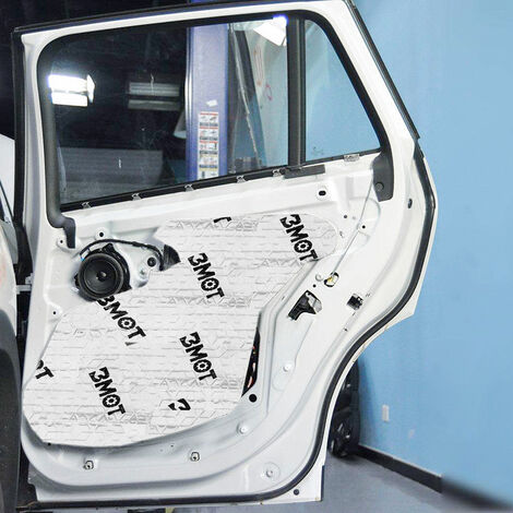 EINFEBEN 50x400cm tapis isolant voiture véhicule isolation 2qm tapis  anti-drone coffre professionnel