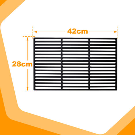 Grille De Poêle Grille De Four En Fonte Grille De Cheminée 16 X 28 Cm – Grille De Feu Pour Cheminée En Fonte Massive