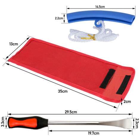 Hengda Démonte-pneus.cuillères démonte-Pneu pour Moto et Voiture 7 pièces