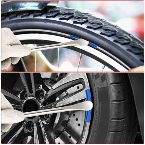 Hengda Démonte-pneus.cuillères démonte-Pneu pour Moto et Voiture 7 pièces
