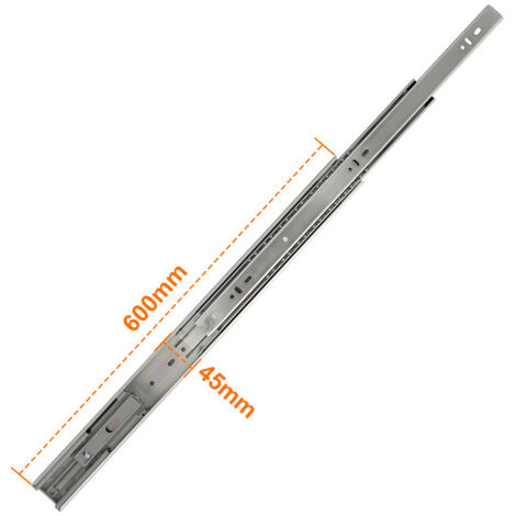 Glissière Pour Tiroir GENERIQUE Emuca 3028705 Paire De Coulisses