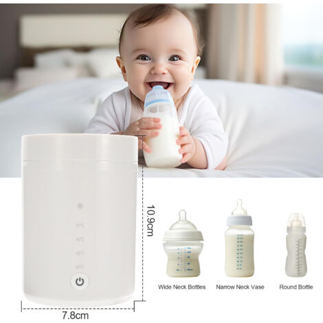 Chauffe-Biberon 8-en-1 Multifonction : Réchauffeur Rapide, Stérilisateur, Dégivreur Avec Veilleuse & Écran LCD - Sans BPA, Parfait Pour Bébé