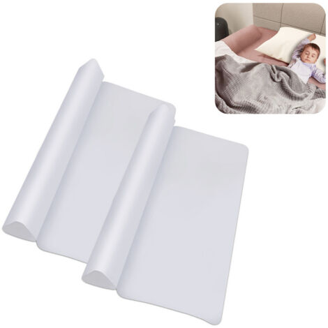 Barrière Gonflable BANBALOO Pour Lit Enfant - Protection Anti-Chute Transportable Gris