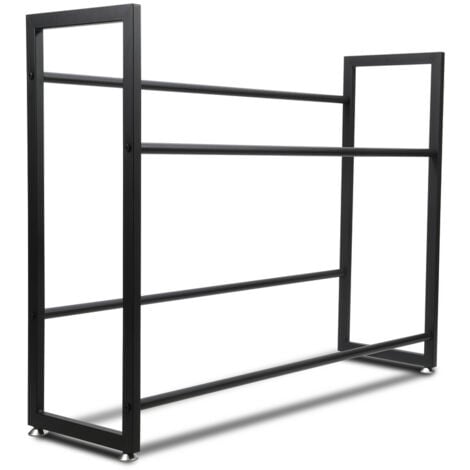 Hengda 4 pièces Étagère pour Caisses de Boissons 6 Caisses Étagère sur Pieds pour Caisses de Boissons Support Rangement de Bouteilles 105x32x85cm