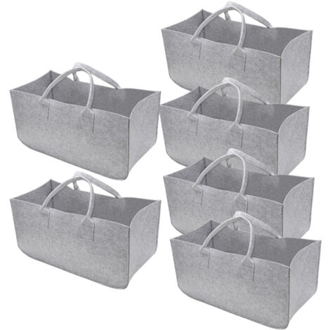 Porte-bouteilles 6 Bouteilles Feutre - Sac Réutilisable 1.5L Pliable Transport