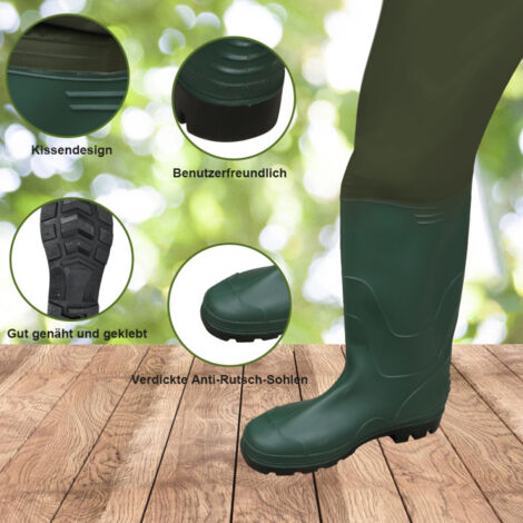 Waders Imperméables Pour Enfants - Bottes Intégrées En Caoutchouc - Pour Pêche Et Plein Air