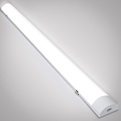 Hengda Lampe LED pour locaux humides Blanc neutre Atelier Plafonnier Garage  120cm 36W