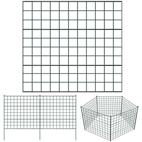 Ensemble de clôture d'étang Jardin Fil de fer Clôture grillagée