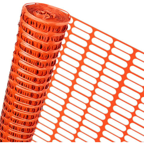 Hengda Barrière de signalisation 1x50m, Balisage de chantier et balisage  plastique, Orange