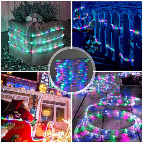 Tube Lumineux Extérieur LED Guirlande Lumineuse Décoration Noël