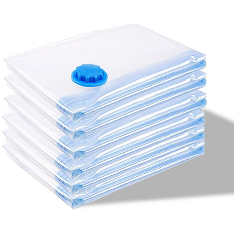 Hengda Lot de 5 sac de rangement.80x100cm sac d'aspirateur sac à vêtements sous vide