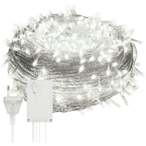 10m 200 LED Pluie Verglaçante Guirlande Lumineuse Glaçon Noël