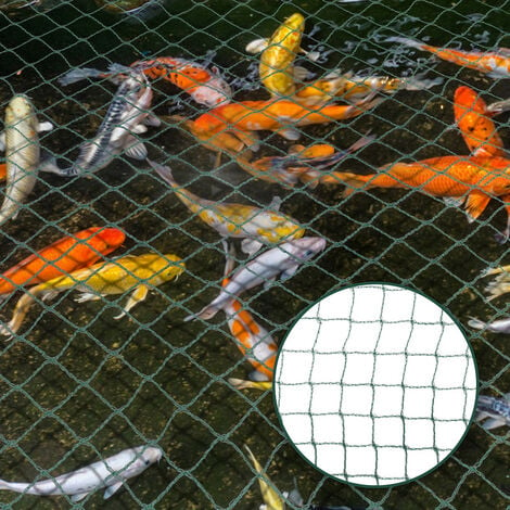 Filet Anti-Oiseaux en Maille Filet de Protection Filet de Protection Filet  de Jardin Filet de Bassin Filet de Volière Filet d'étang Contre Les Oiseaux  Robuste Anti-UV (15m x 3m)
