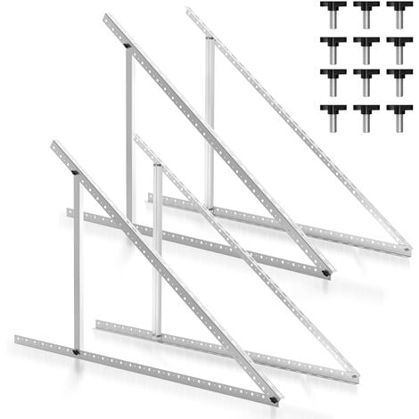 Hengda 104cm Support de Panneau Solaire en Aluminium 41" - Kit de Montage pour Panneau Solaire