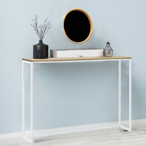 Casa Padrino table à manger de style campagnard marron foncé / blanc