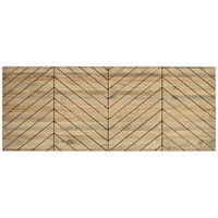 Tête de lit en bois massif de pin. Chevron. 160X60x1,8cm.