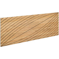 Tête de lit en bois massif de pin. Feuilles. 160X60cm - Bois
