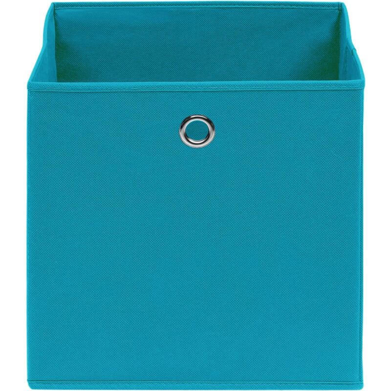 Boîtes de rangement 10 pcs tissu intissé 28x28x28 cm bleu azuré - Outillage  de jardin à main - Achat & prix