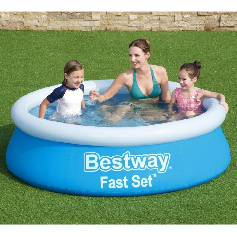 Piscine gonflable d'été pour bébé 61x15cm, bassin rond pour