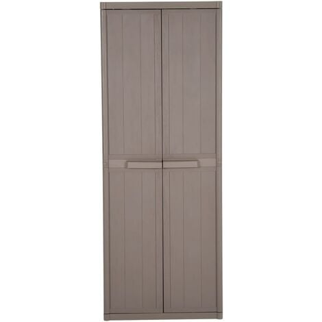 Armoire à Balais de Jardin Résine Tavira 2 Gardiun 62,5x39x169 cm