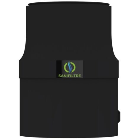 Filtre anti-odeurs Sanifiltre manchon intégré, au charbon actif, pour fosse septique, toutes eaux, diametre 100 mm