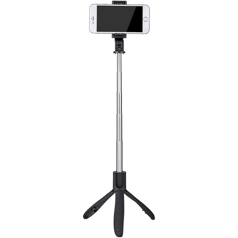 4-Ok Perche Selfie Trépied pour téléphone Portable Selfie Stick Pliable  Trépied Mobile Rotatif Extensible Perche Selfie Bluetooth avec télécommande