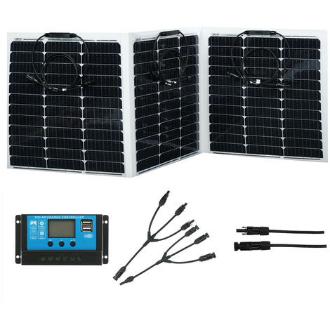 Panneau solaire 120W pliable + régulateur intégré