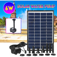 6W pompe solaire étang pompe jardin eau caractéristique 12V 500L / H