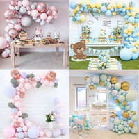 macaron ballons guirlande confettis arc ballons pour anniversaire mariage bébé douche anniversaire fête décoration rose 169 pièces