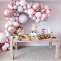 macaron ballons guirlande confettis arc ballons pour anniversaire mariage bébé douche anniversaire fête décoration rose 169 pièces