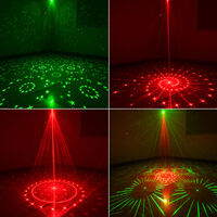 120 modèles LED éclairage de scène RVB projecteur Laser Disco Party KTV Club DJ lumières avec télécommande Vioce