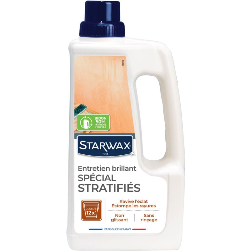 Entretien brillant pour parquets et sols stratifiés, STARWAX, 5 litres