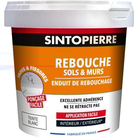 REBOUCHE SOLS ET MURS - Blanc - 2kg - SINTO