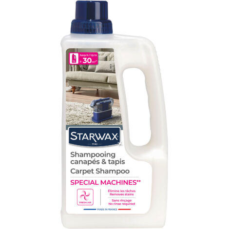 Shampooing canapés & tapis - Spécial machines 1L STARWAX