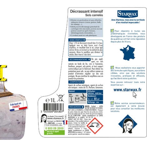 Décrassant surpuissant STARWAX 1 l