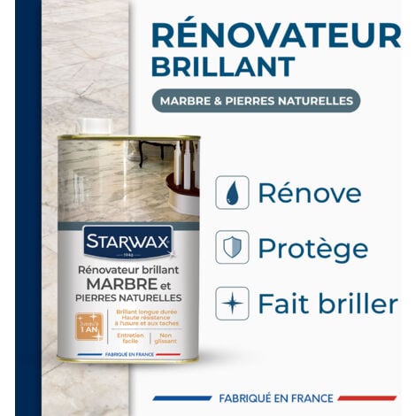Rénovateur brillant protecteur pour marbres et pierres naturelles 1L  STARWAX