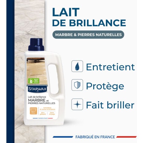 Lait de brillance pour marbres et pierres naturelles 1L STARWAX