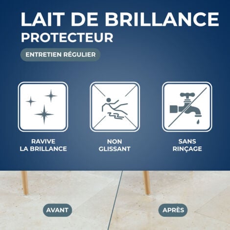 Lait de brillance pour marbres et pierres naturelles 1L STARWAX