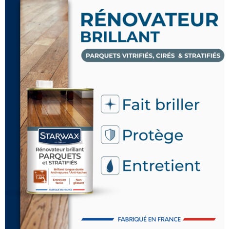 Rénovateur brillant protecteur pour parquets et sols stratifiés 1L  STARWAX