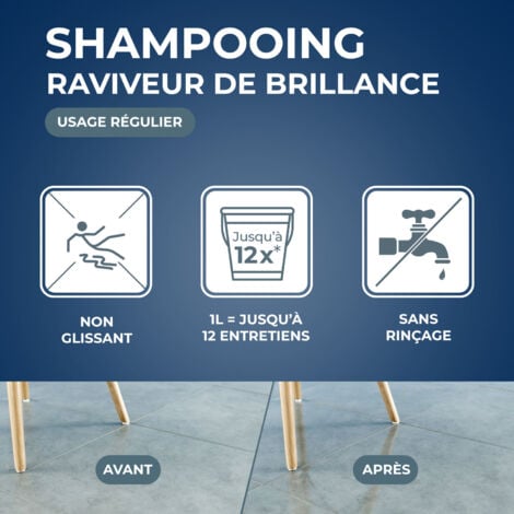 Shampooing autolustrant pour sols intérieurs 1L STARWAX