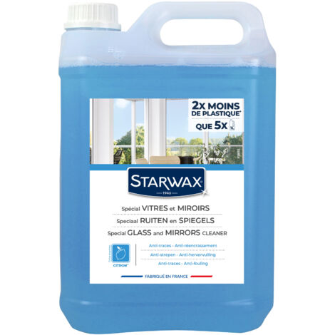 Nettoyant spécial vitres et miroirs 5L STARWAX