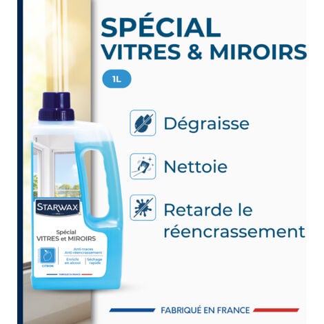 Nettoyant spécial vitres et miroirs 1L STARWAX