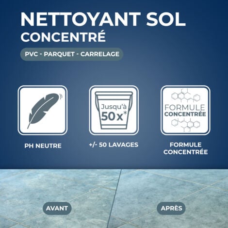Nettoyant doux pour sols intérieurs 1L STARWAX