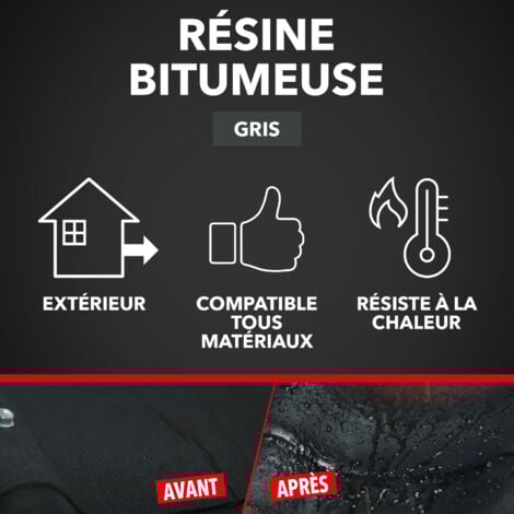 Résine fuites et infiltrations 150ml Gris SINTO