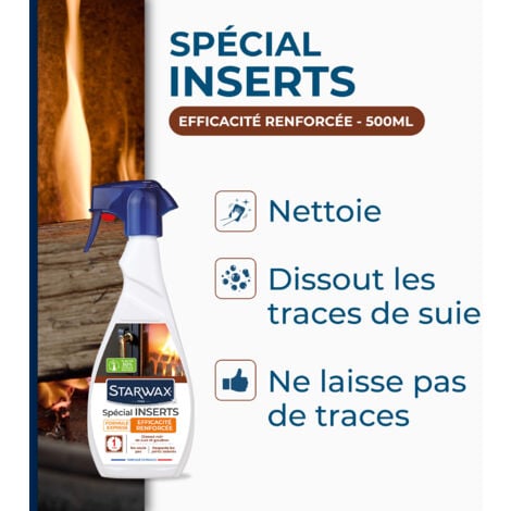 Nettoyant express inserts pour poële et cheminée 500ml STARWAX