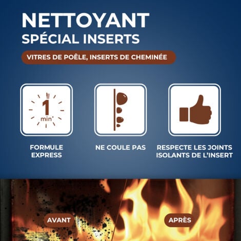 Nettoyant express inserts pour poële et cheminée 500ml STARWAX