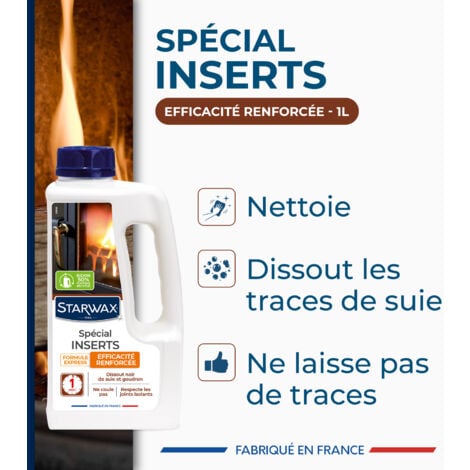 Nettoyant express inserts pour poêle et cheminée 1L
 STARWAX
