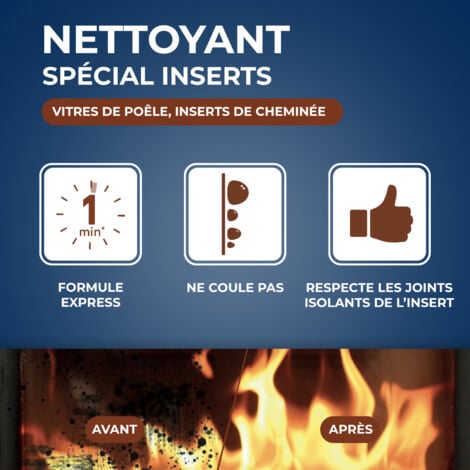 Nettoyant express inserts pour poêle et cheminée 1L
 STARWAX